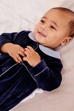 Next Schlafoverall Baby-Schlafanzug mit Velourskragen (1-tlg)