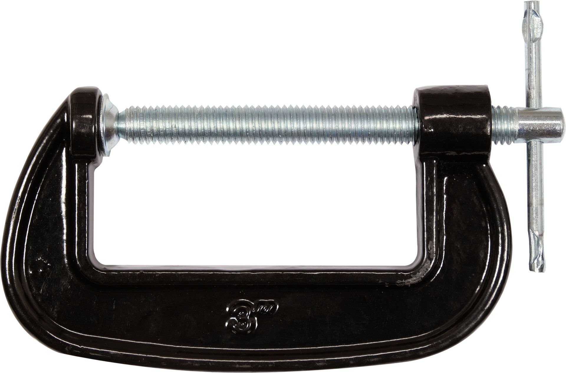 TRIZERATOP Schraubzwinge Schraubzwinge C-Typ 3 Zoll aus Sphäroguss, (Schraubzwinge C-Typ 3 Zoll aus Sphäroguss)