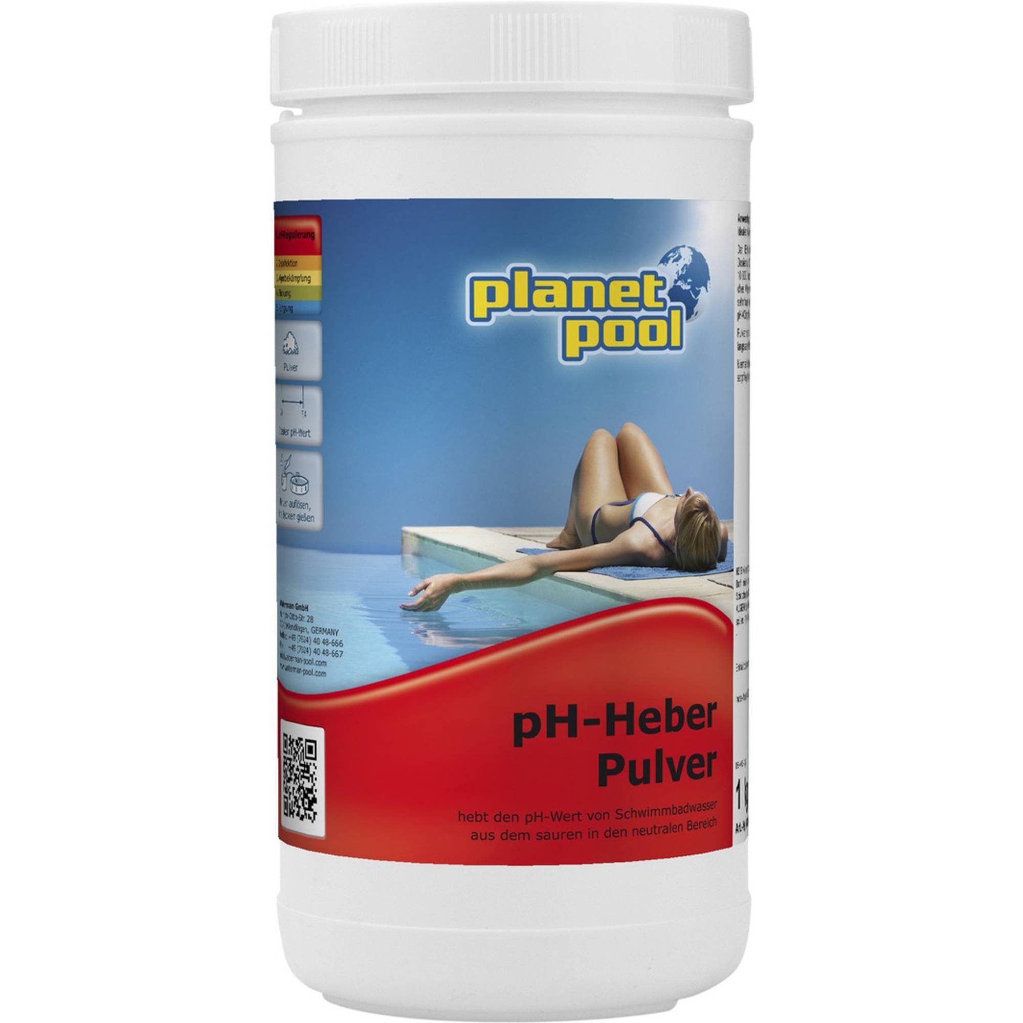 Poolpflege Planet Pool - pH-Plus Granulat - 1-5 kg wählbar