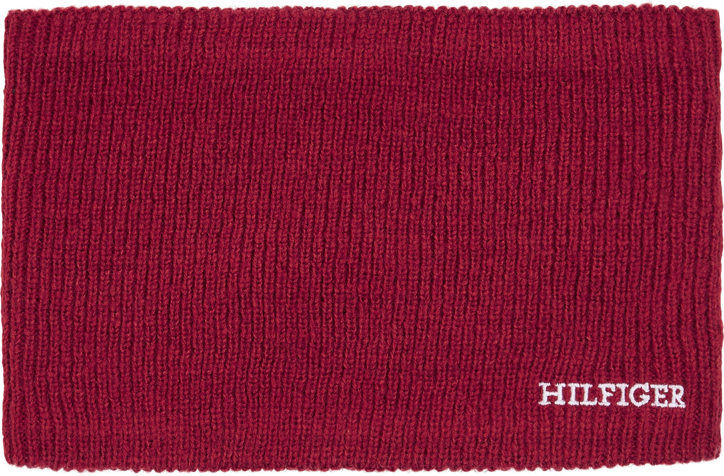 Tommy Hilfiger Strickschal MONOTYPE SNOOD, mit gesticktem Logoschriftzug günstig online kaufen