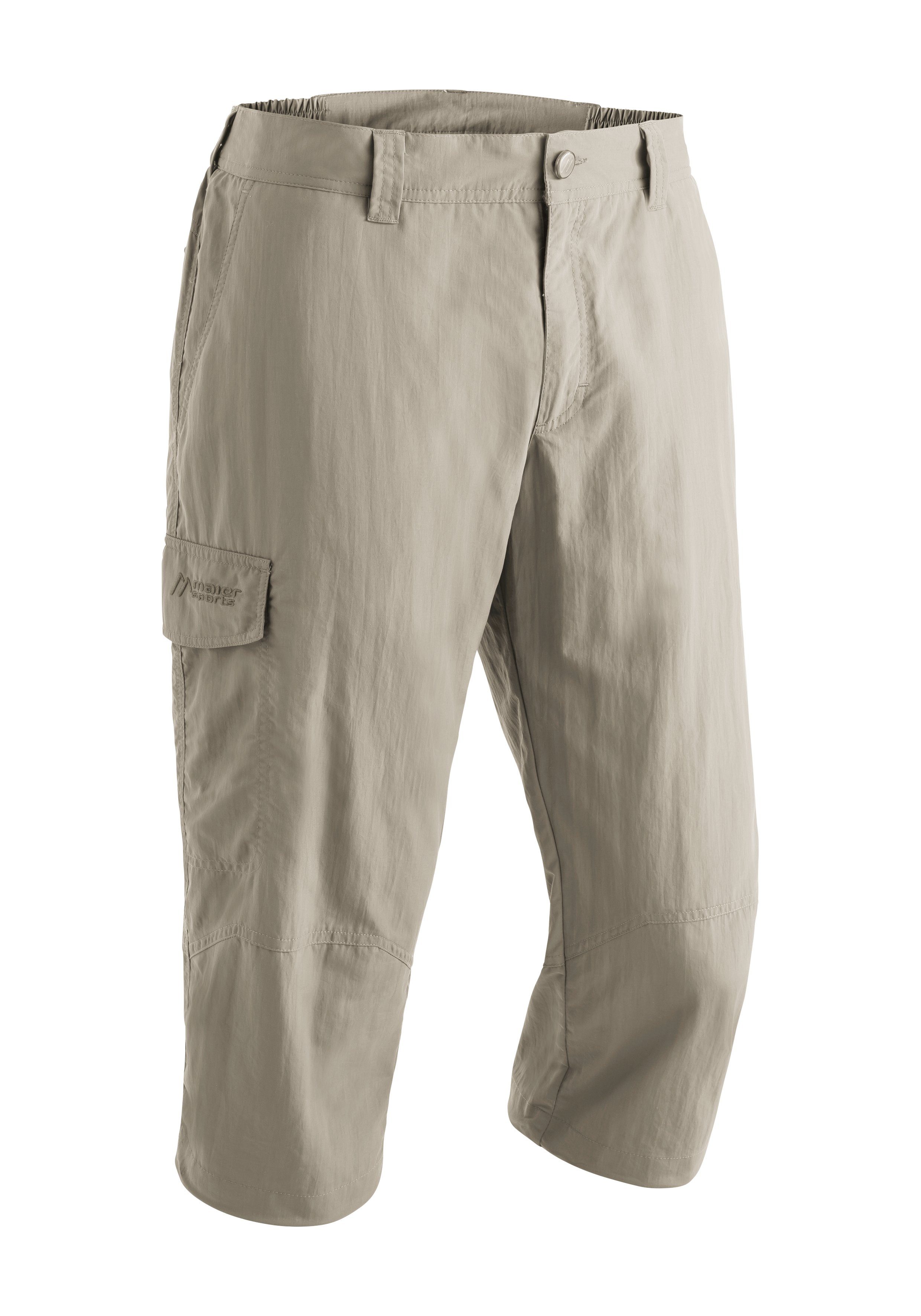 Caprihose und beige Maier Jens Freizeit Funktionshose, Sports Wandern perfekt zum Vielseitige