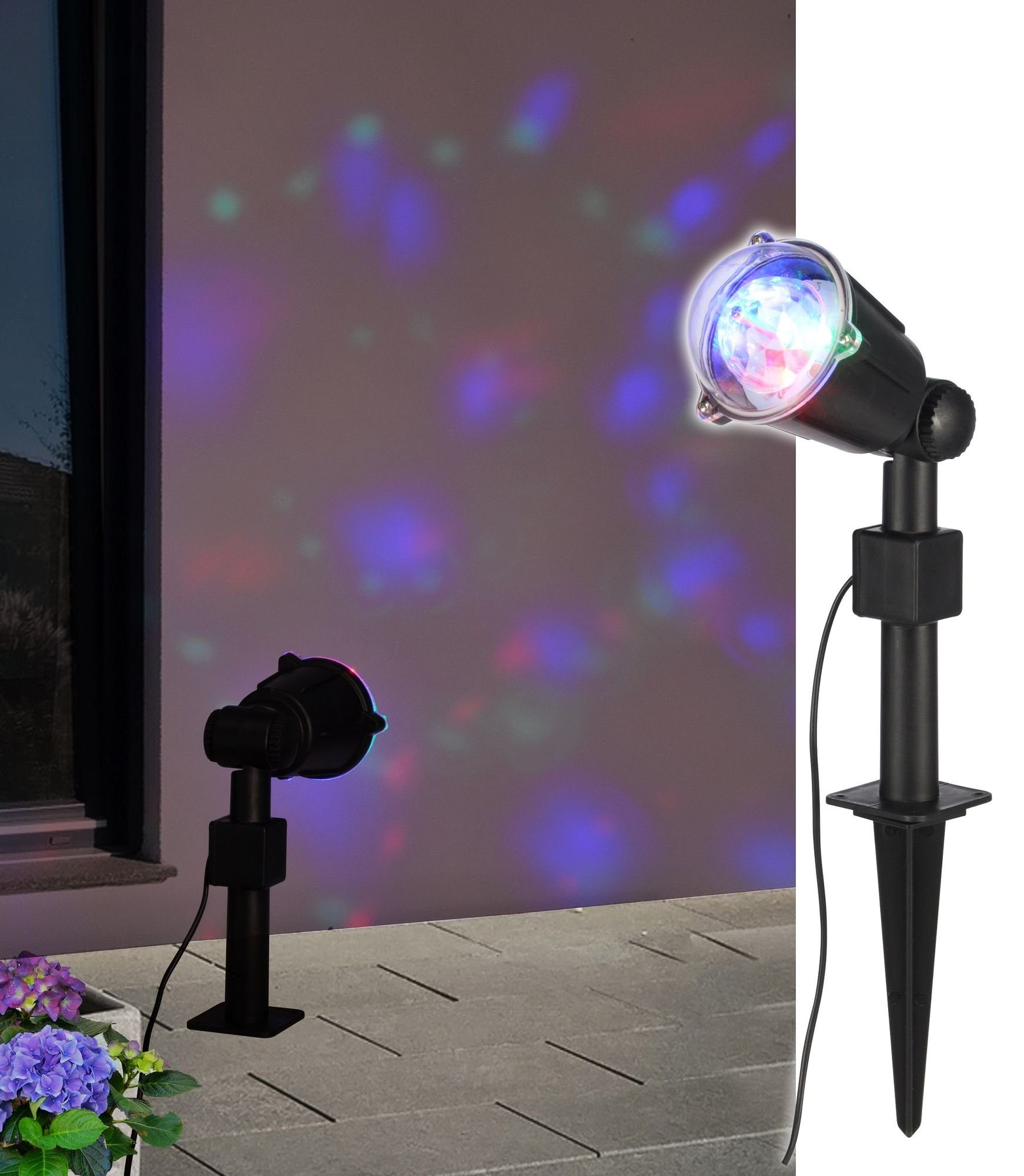 GartenHero Discolicht »LED Discokugel Licht IP44 Partybeleuchtung  Diskolicht Party Lichtorgel Disko«, LED fest integriert