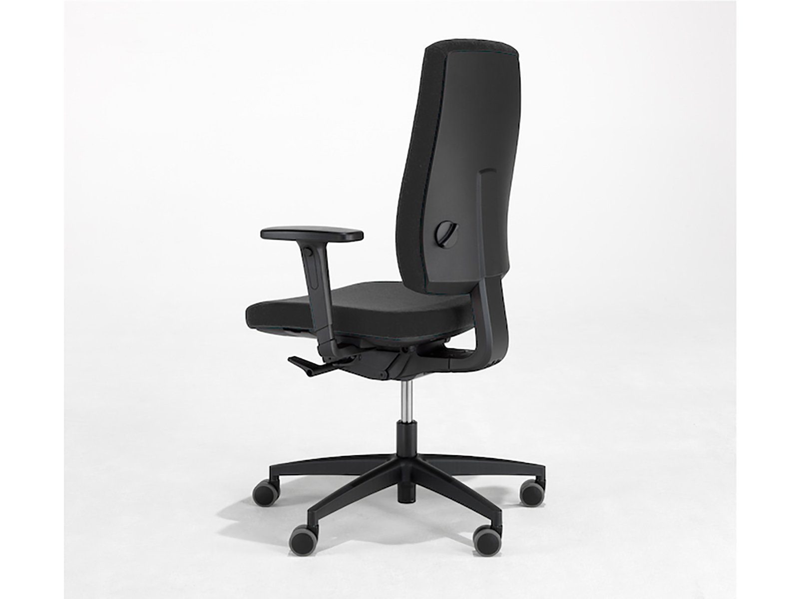 Mauser Sitzkultur Schreibtischstuhl, Ergonomisch-er Bürostuhl moderner Armlehnenstuhl hochwertiger Schwarz