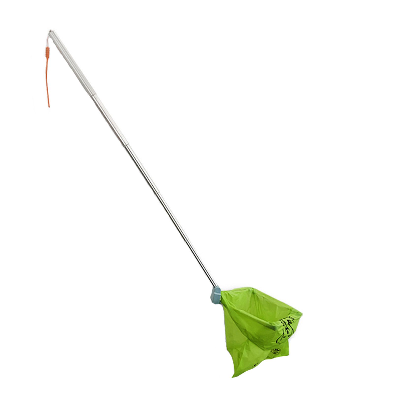 Jumpeak Hundekotbeutel Hundekotsammler,Hunde-Kot-Aufnahmestab, selbstklebendes Design, Teleskop-Poop Teleskopstange mit langem Griff für Hunde, langlebig