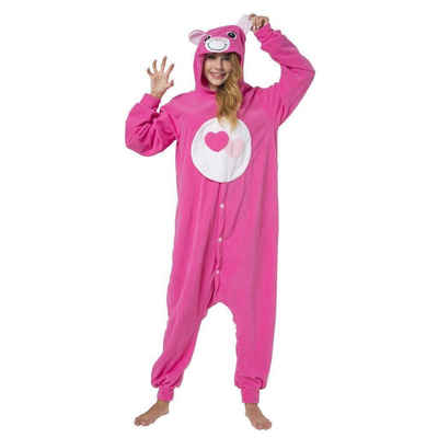 Katara Partyanzug Glücksbärchis Jumpsuit Onesie für Erwachsene S-XL, Karneval, Karnevalskostüm, Einteiler, Kigurumi - Glücksbärchi