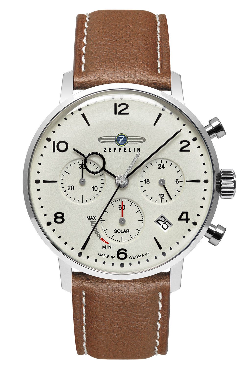 ZEPPELIN Chronograph Solar LZ129 Hindenburg Braun