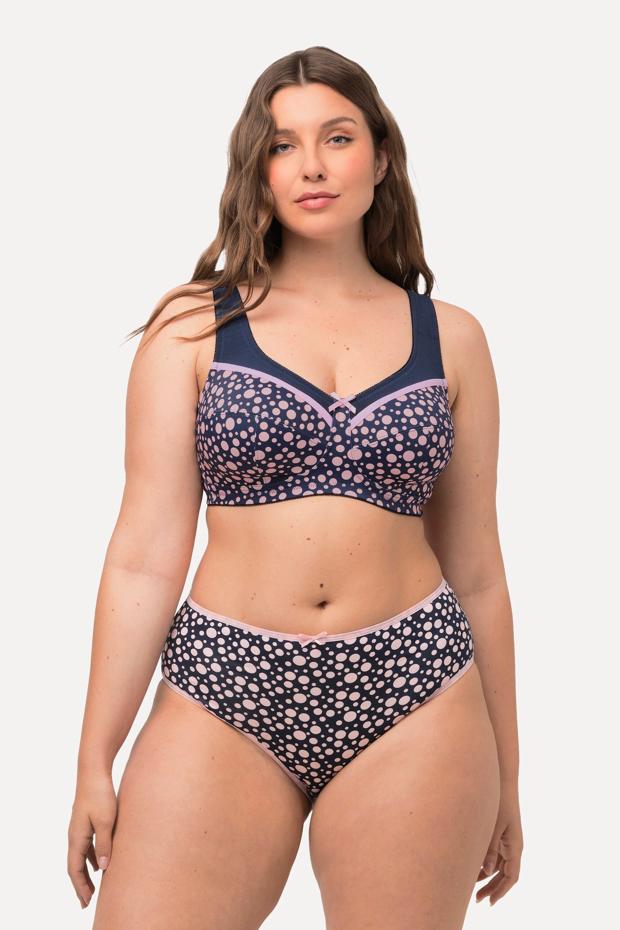 Ulla Popken Entlastungs-BH Entlastungs-BH Punkte ohne Bügel Cup C - H günstig online kaufen