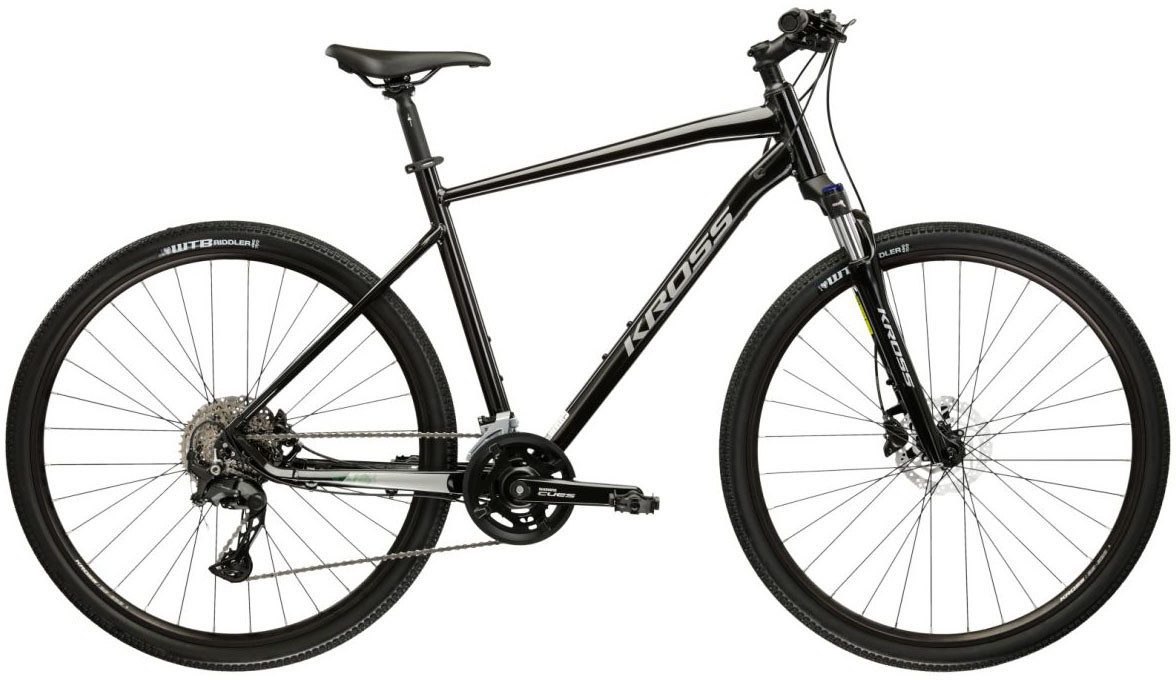 Kross Crossrad Crossrad Damen 28" Evado 7.0 schwarz 20 Gänge, 20 Gang Shimano CUES U6020 Schaltwerk, Kettenschaltung