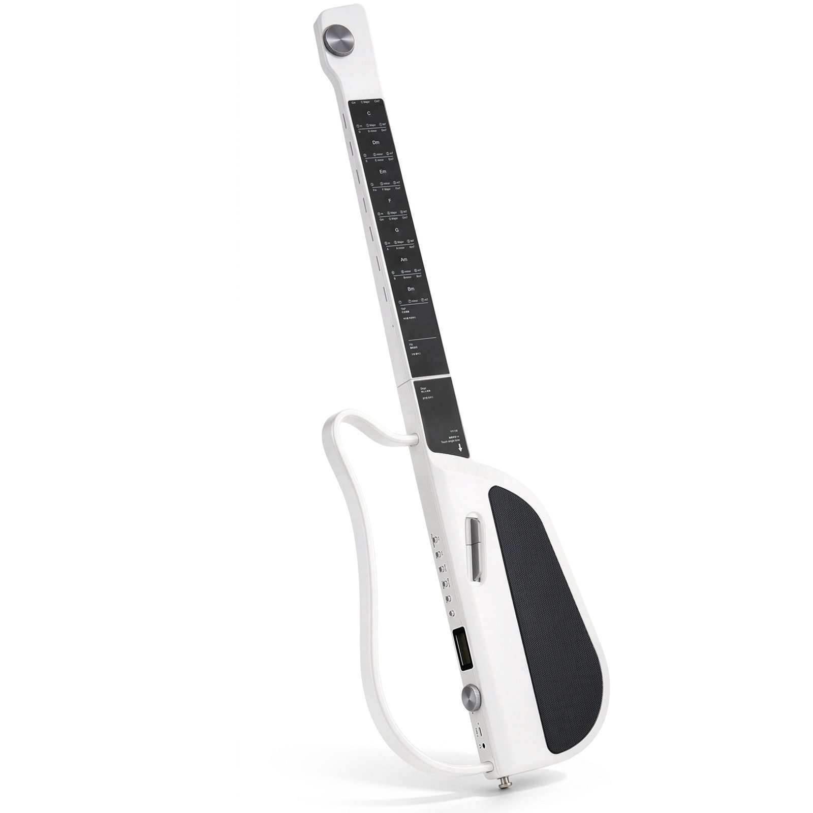 COSTWAY Halbakustik-Gitarre tragbare Begleitgitarre, mit integrierter Drum-Machine, 20 Rhythmen und 30 Klangfarben