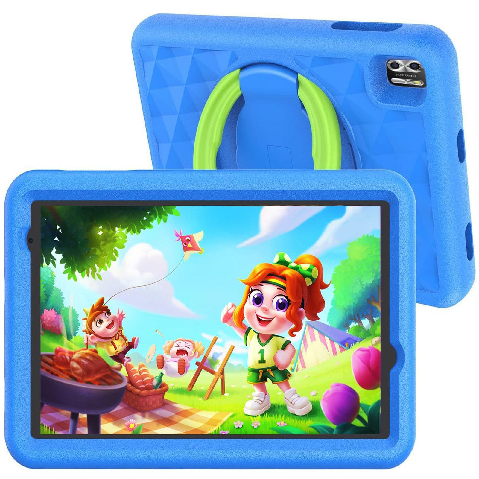 VASOUN 8 Zoll Kinder tablet, 64 GB,1280x800 HD IPS,Kinder Tablet Tablet (8", 64 GB, Neueste Android, (2MP+8MP, WiFi 6, Robuste Schutzhülle, Vorinstallierte Lernapps)