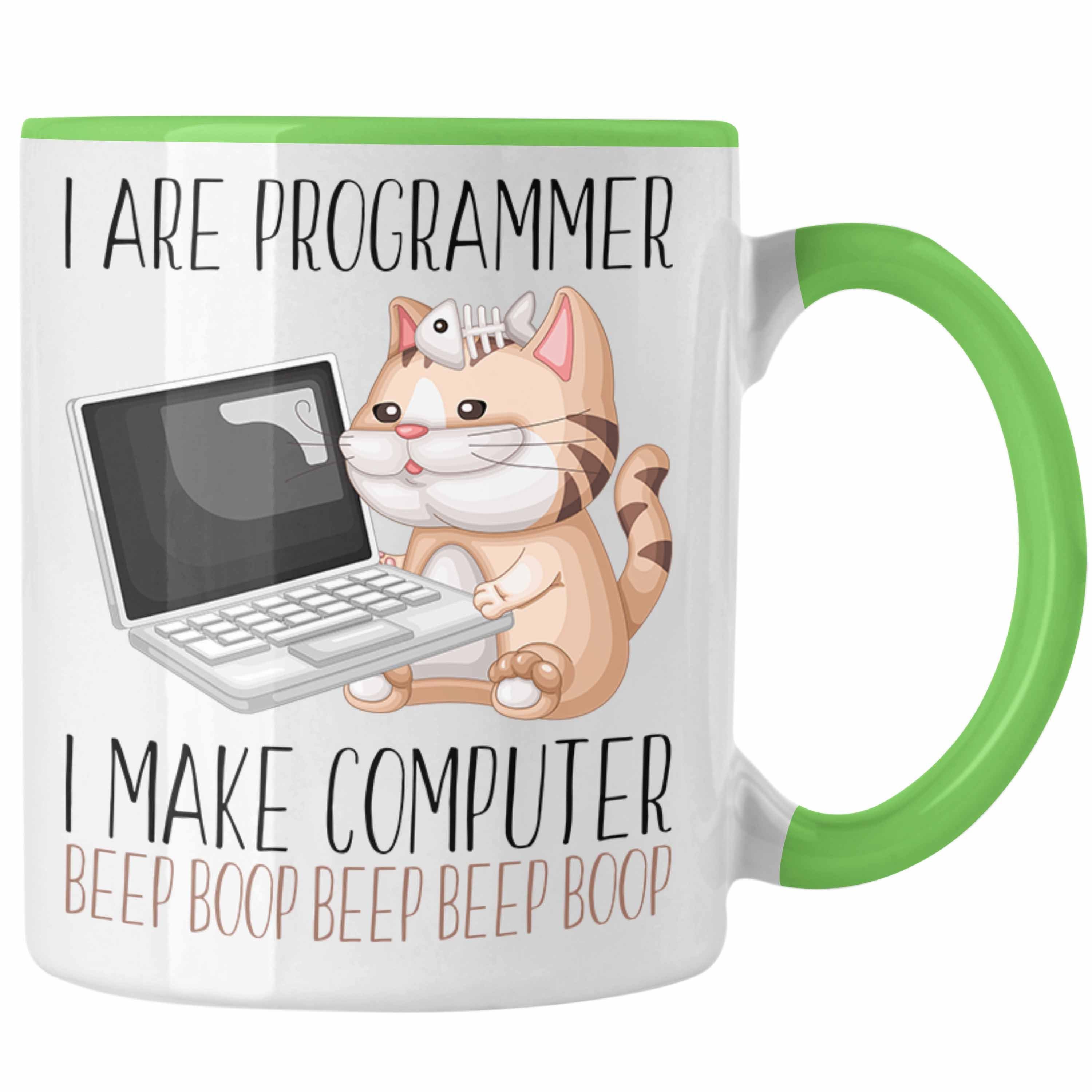 Tasse Programmierer Tasse Geschenk IT Techniker Entwickler Kaffee-Becher Ges