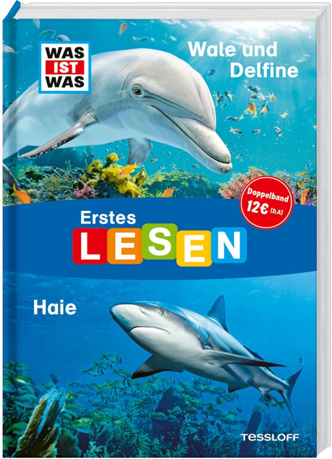 WAS IST WAS Erstes Lesen Doppelband 4. Wale und Delfine/Haie / Christina Braun