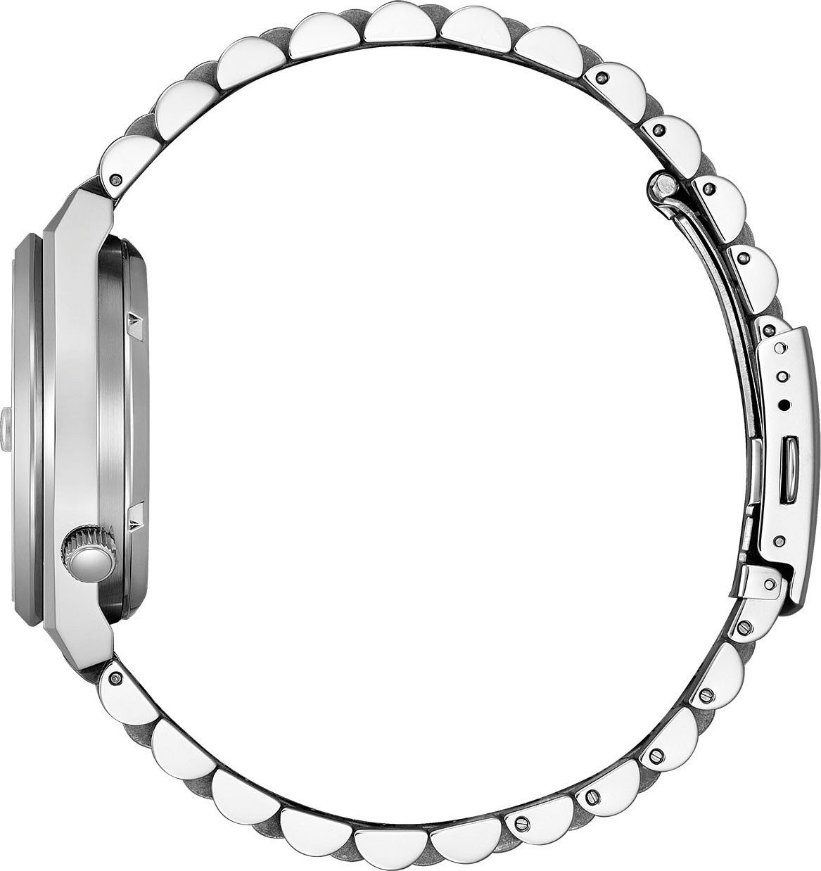 Citizen Automatikuhr TSUYOSA 37 mm NJ0200-50Z, Armbanduhr, Damenuhr, Mechanische Uhr, Edelstahlarmband, analog, Tag