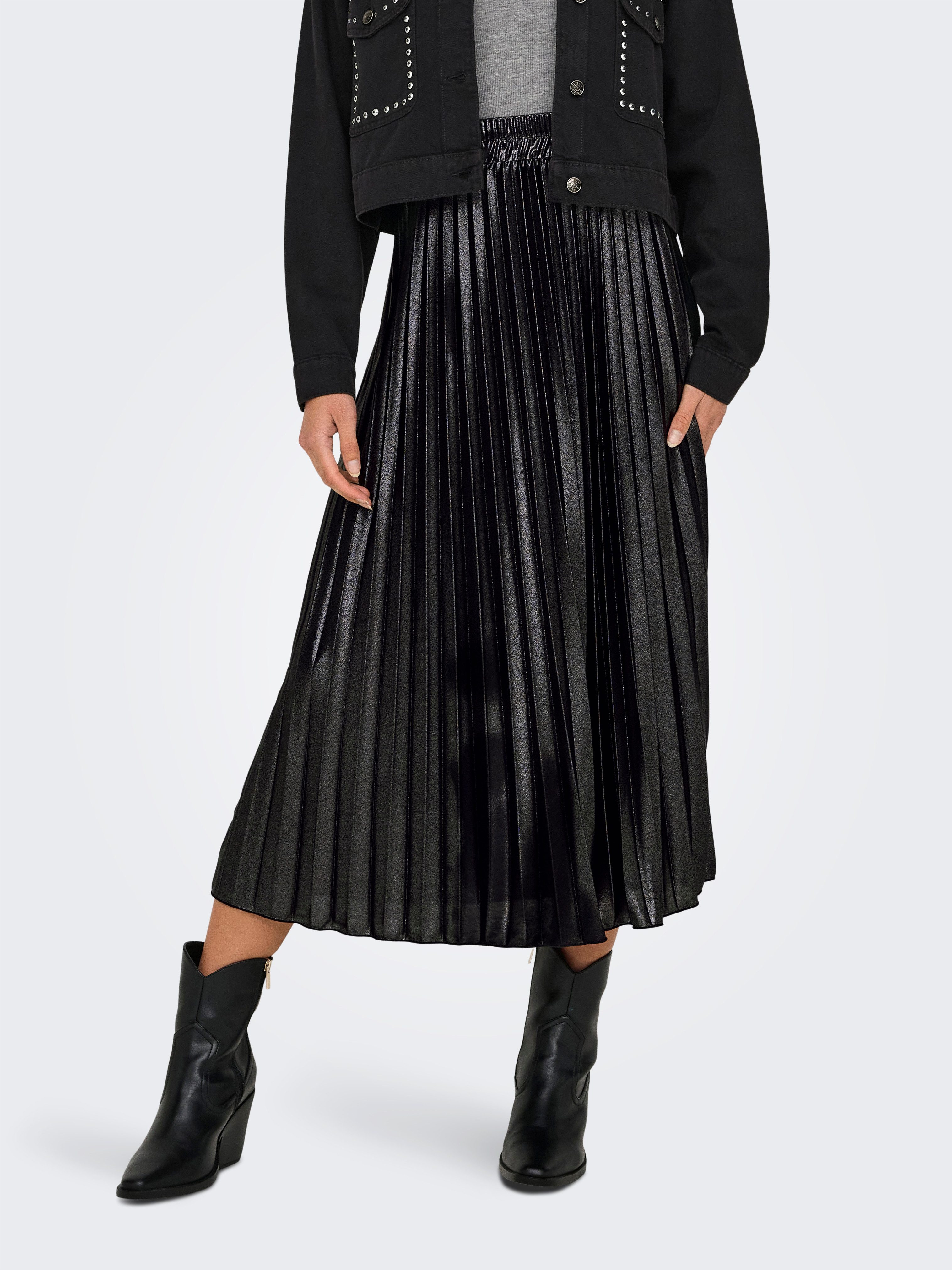 ONLY Plisseerock ONLLYON PLEATED SHINE SKIRT günstig online kaufen
