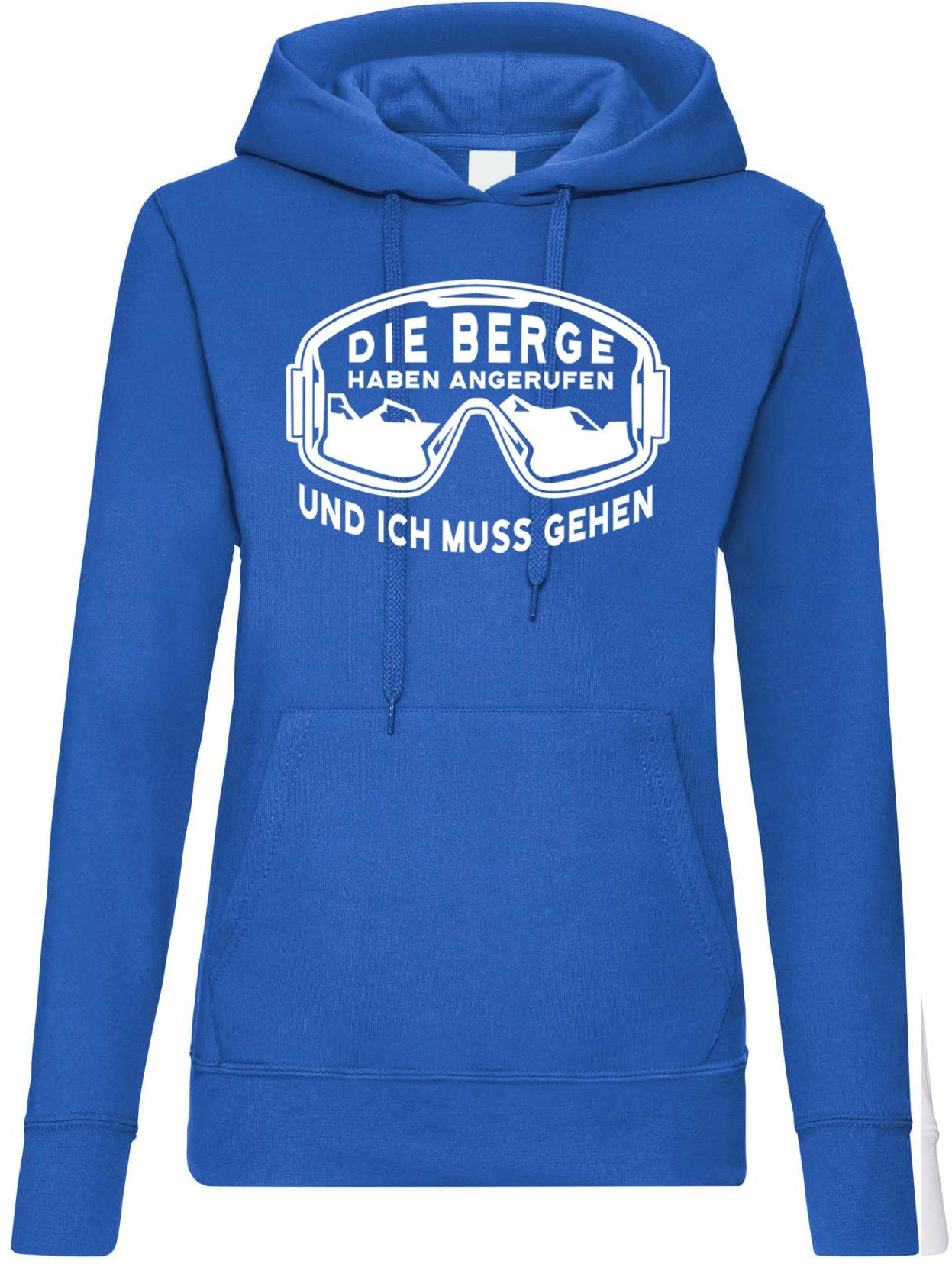 Kapuzenpullover Ich Muss Zu Den Bergen Damen Hoodie Pullover