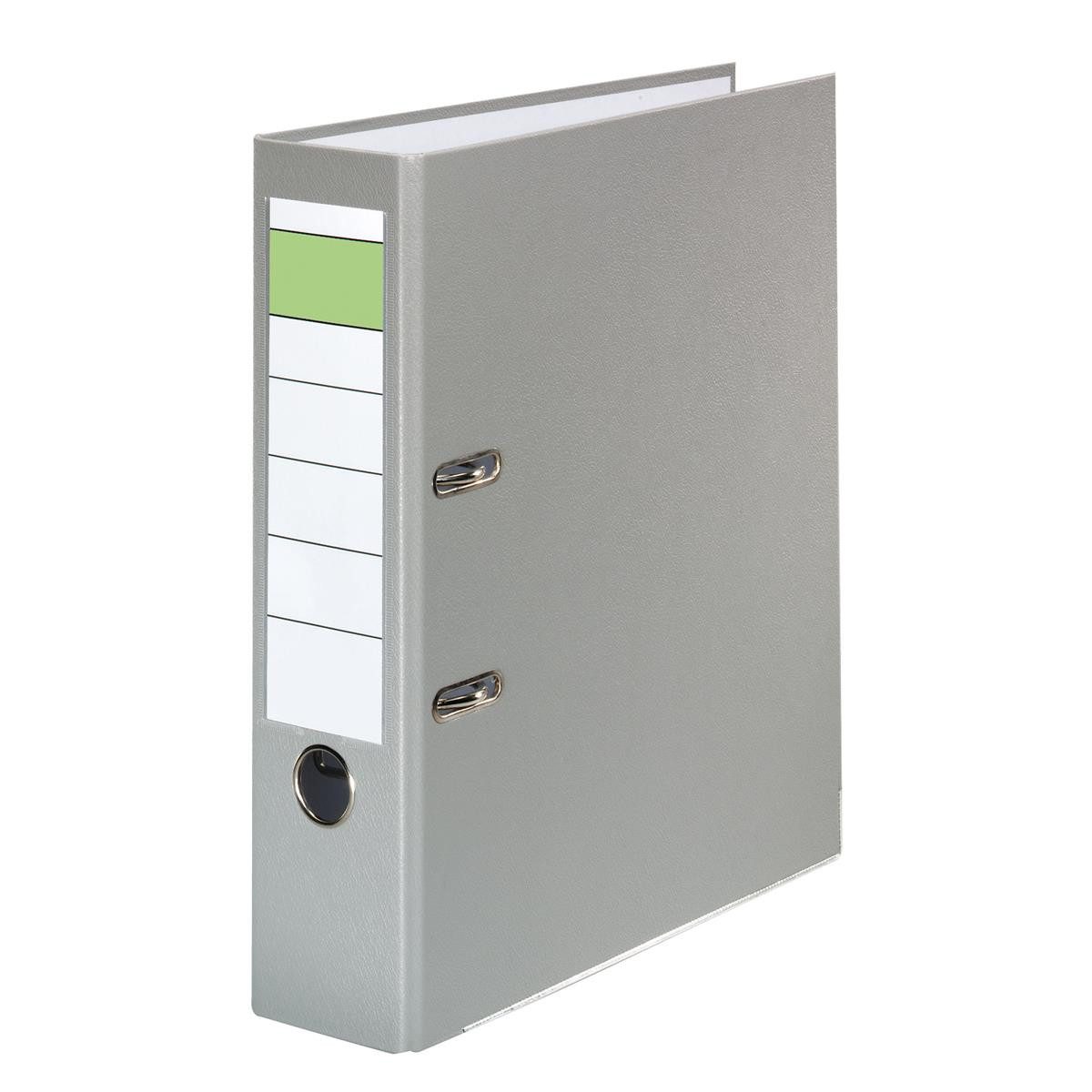 Aktenordner Ordner 10077949 DIN A4 80mm PP grau