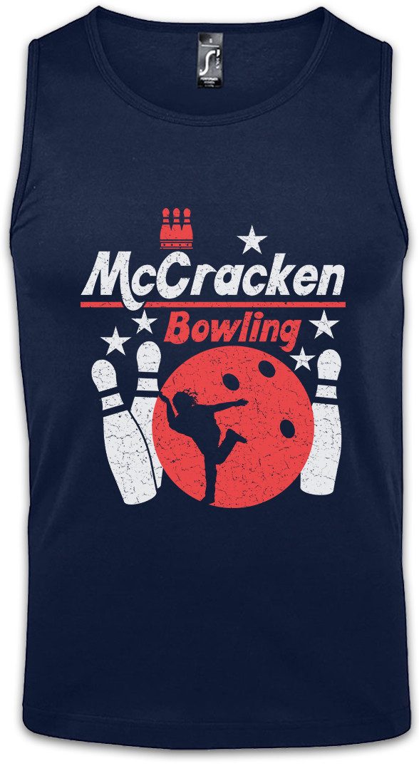 Tanktop McCracken Bowling Ärmelloses T-Shirt Gamer Gaming Kingpin Games Fun