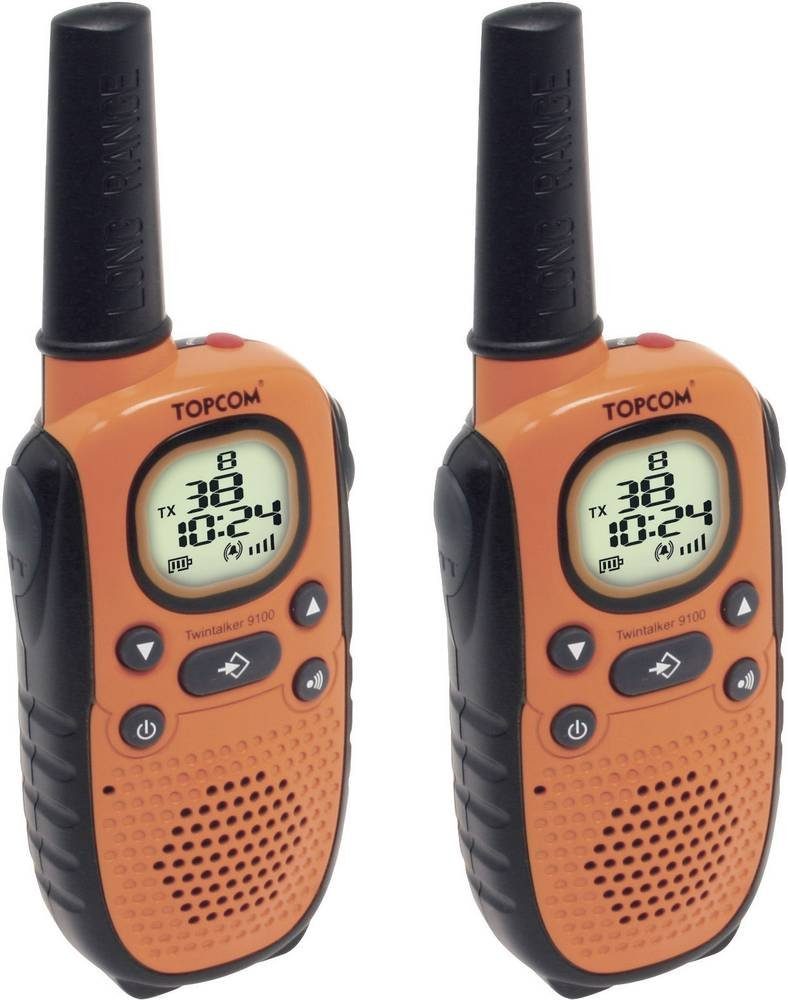 Twintalker 9100 Topcom 2er Set Talkie PMR-Handfunkgerät Topcom Walkie RC-6404