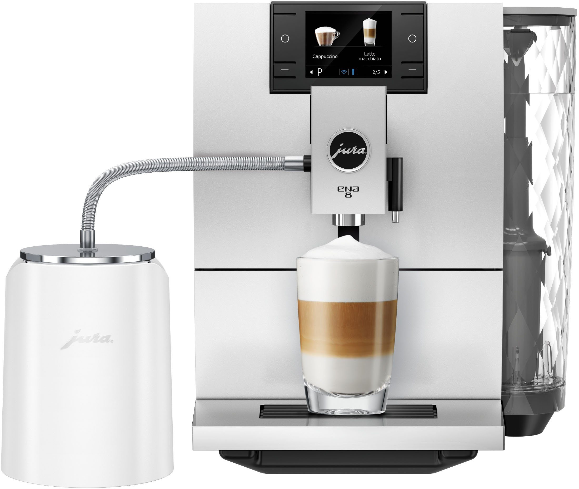 JURA Milchbehälter 24168 Glacette, Zusatz zum Glas-Milchbehälter, Zubehör für Als ideale Ergänzung zum Glas-Milchbehälter