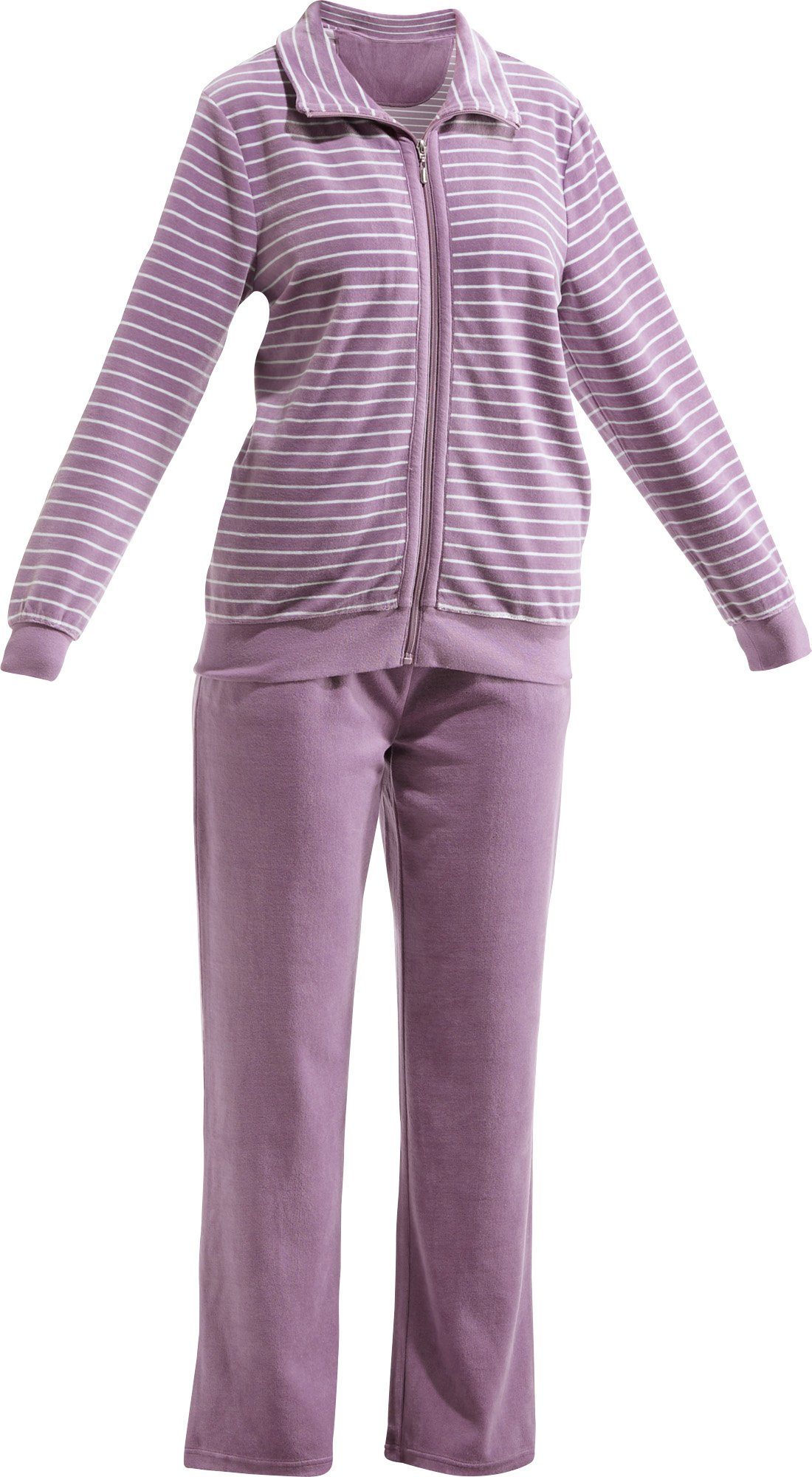 Erwin Müller Freizeitanzug Damen-Freizeitanzug, Streifen