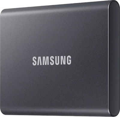 Samsung Portable SSD T7 500GB externe SSD (500 GB) 1050 MB/S Lesegeschwindigkeit, 1000 MB/S Schreibgeschwindigkeit