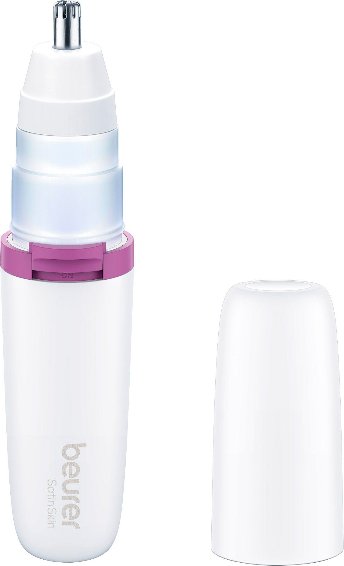 BEURER Gesichtshaarrasierer, Aufsätze: 2, inkl. Präzisionsaufsatz, mit LED-Licht, kompakt