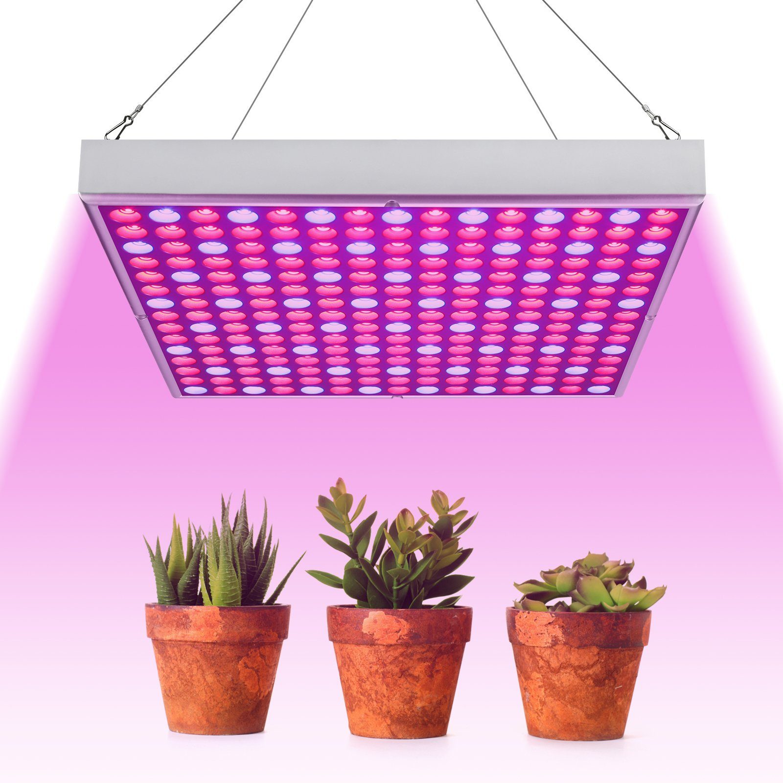 Gimisgu Pflanzenlampe LED Pflanzenlampe 15W Wachstumslicht für Zimmerpflanzen Vollspektrum, Gewächshaus Sukkulenten Blumen