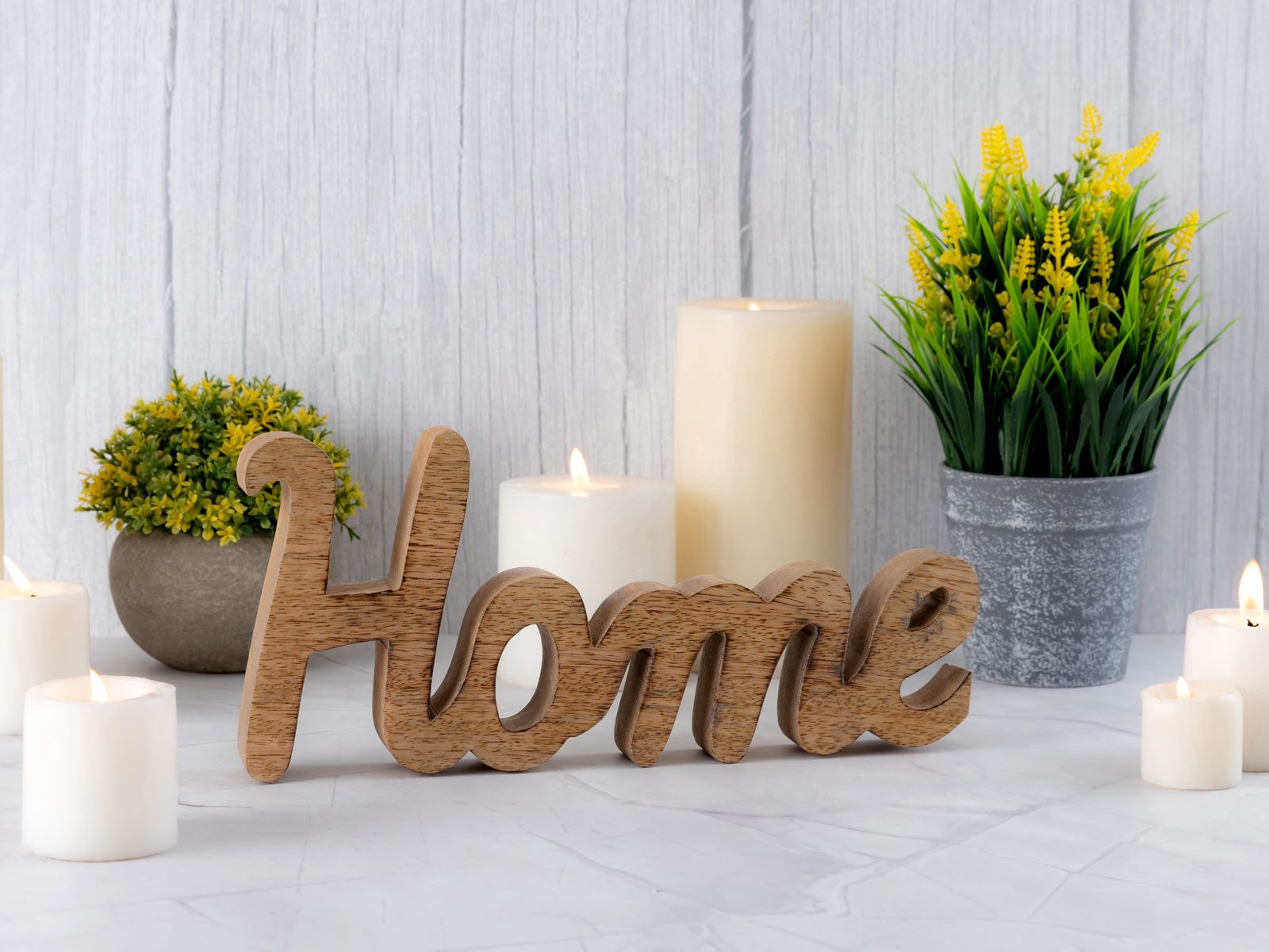 Amagohome Deko-Schriftzug Holzfigur Schriftzug Home B28x12cm Dekoschrift Ma günstig online kaufen