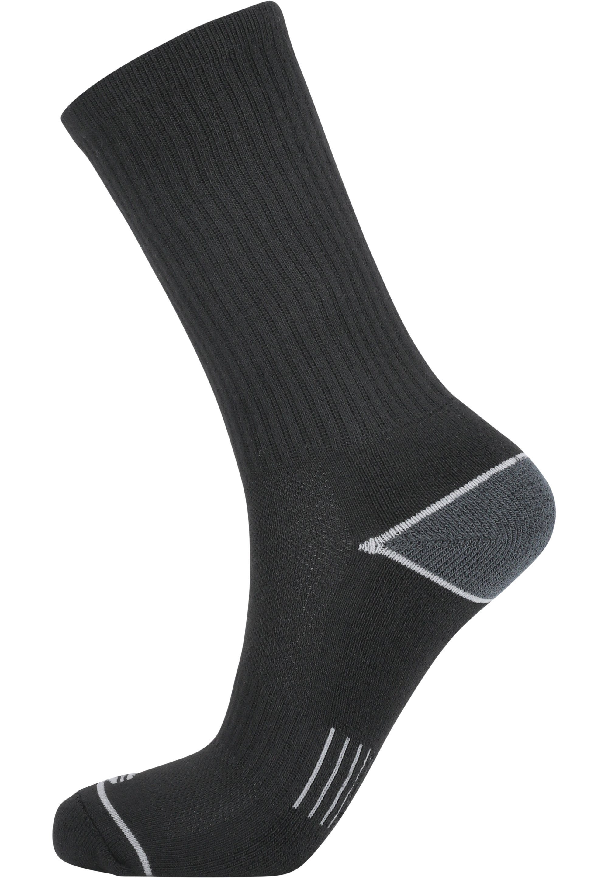 in Socken Hoope atmungsaktiver ENDURANCE (8-Paar) schwarz Qualität