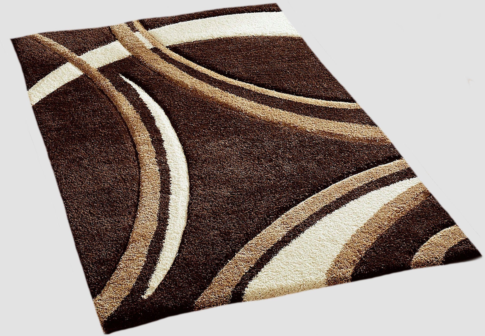 Teppich Delicia, my home, rechteckig, Höhe: 9 mm, Luxus Hochflor, Shaggy,  modernes Design, weich & k