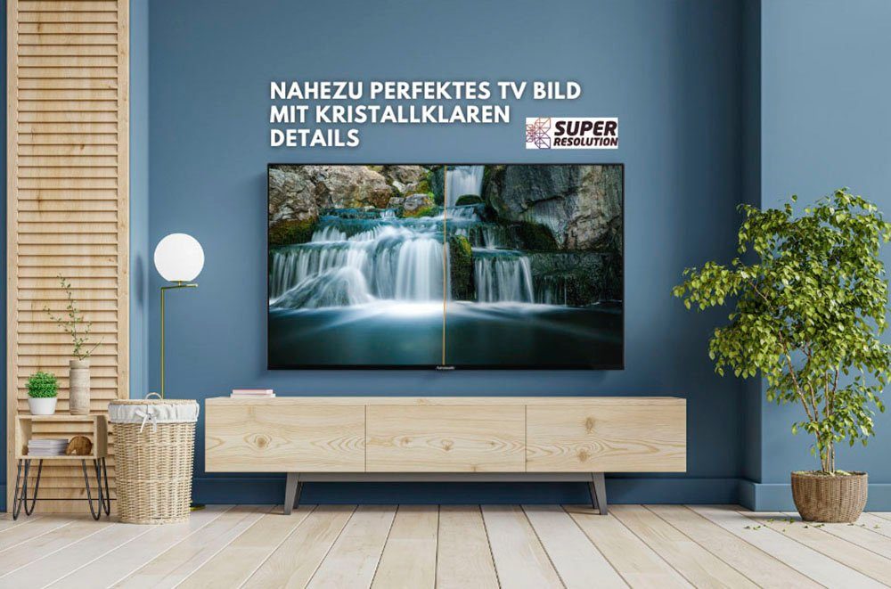 Hanseatic 43U800UDS LED-Fernseher Android HD, (108 Ultra Zoll, Smart-TV) 4K cm/43 TV