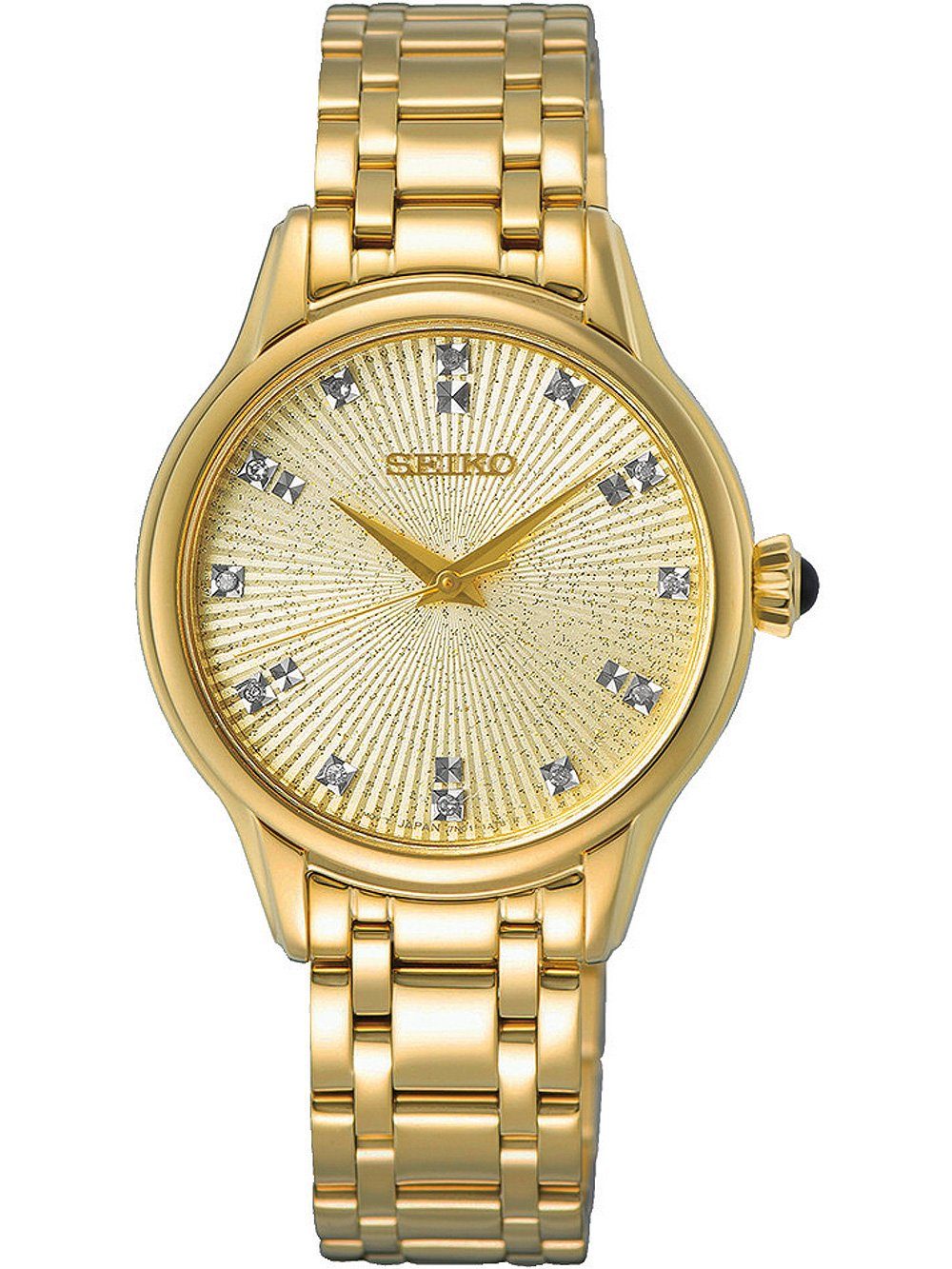 Seiko Quarzuhr Seiko SRZ552P1 Conceptual Series Diamond Damenuhr 30mm 5ATM Seiko SRZ552P1 Conceptual Series Diamond Damenuhr 30mm 5ATM