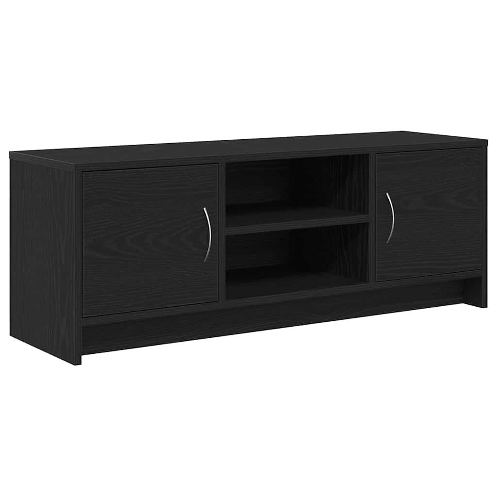 vidaXL TV-Schrank TV-Schrank Eiche schwarz 102x30x37,5 cm Holzwerkstoff (1-St)