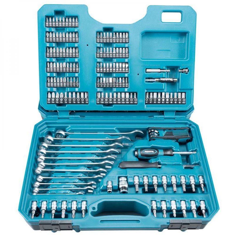 Thumbnail - Makita Werkzeugkoffer Makita Werkzeug-Set 221 tlg. E-10883 Werkzeugkoffer