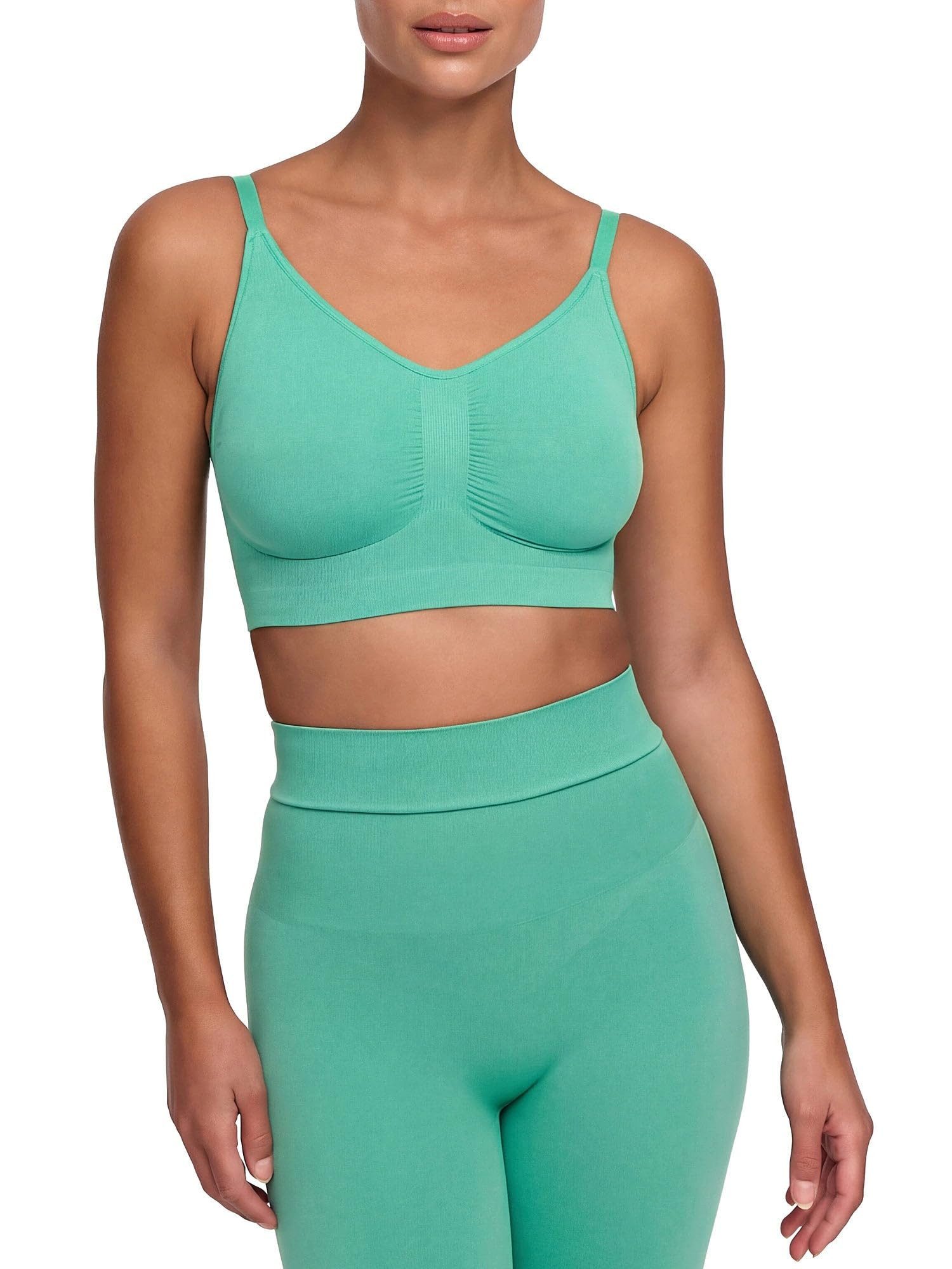 cfab by creamy fabrics Bügelloser BH Comfort Bralette-Mint-XS (1-tlg)
