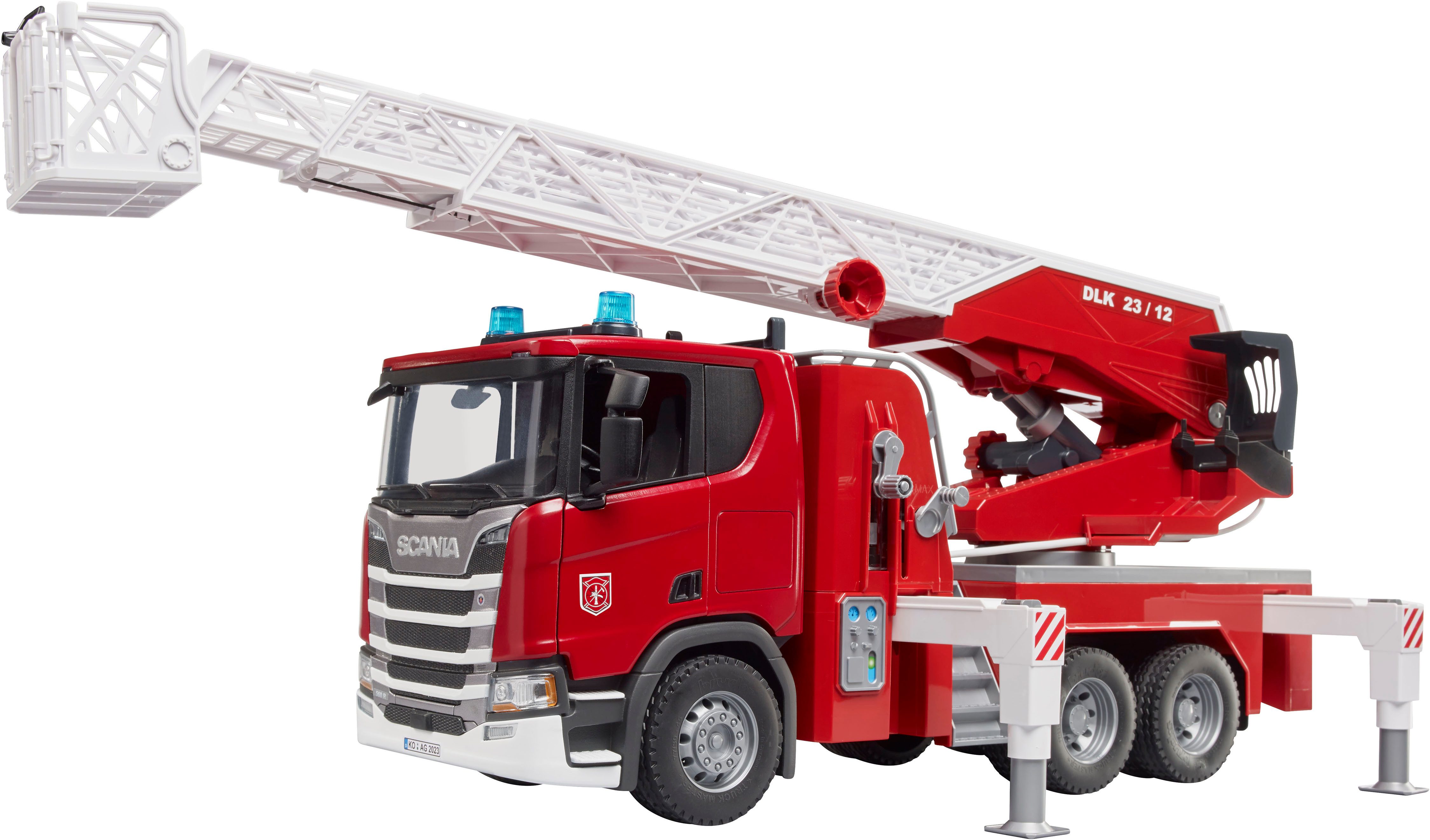 Bruder® Spielzeug-Feuerwehr Scania Super 560R Feuerwehr Drehleiter W.Pumpe günstig online kaufen