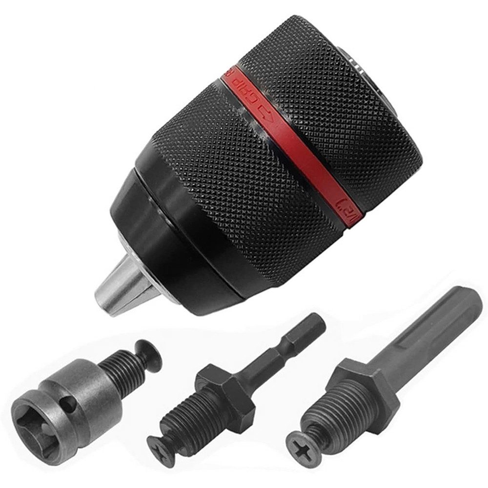 Hikity Сверлильні патрони Schnellspannbohrfutter 13mm Schlagschrauber Adapter, Schnellspanner