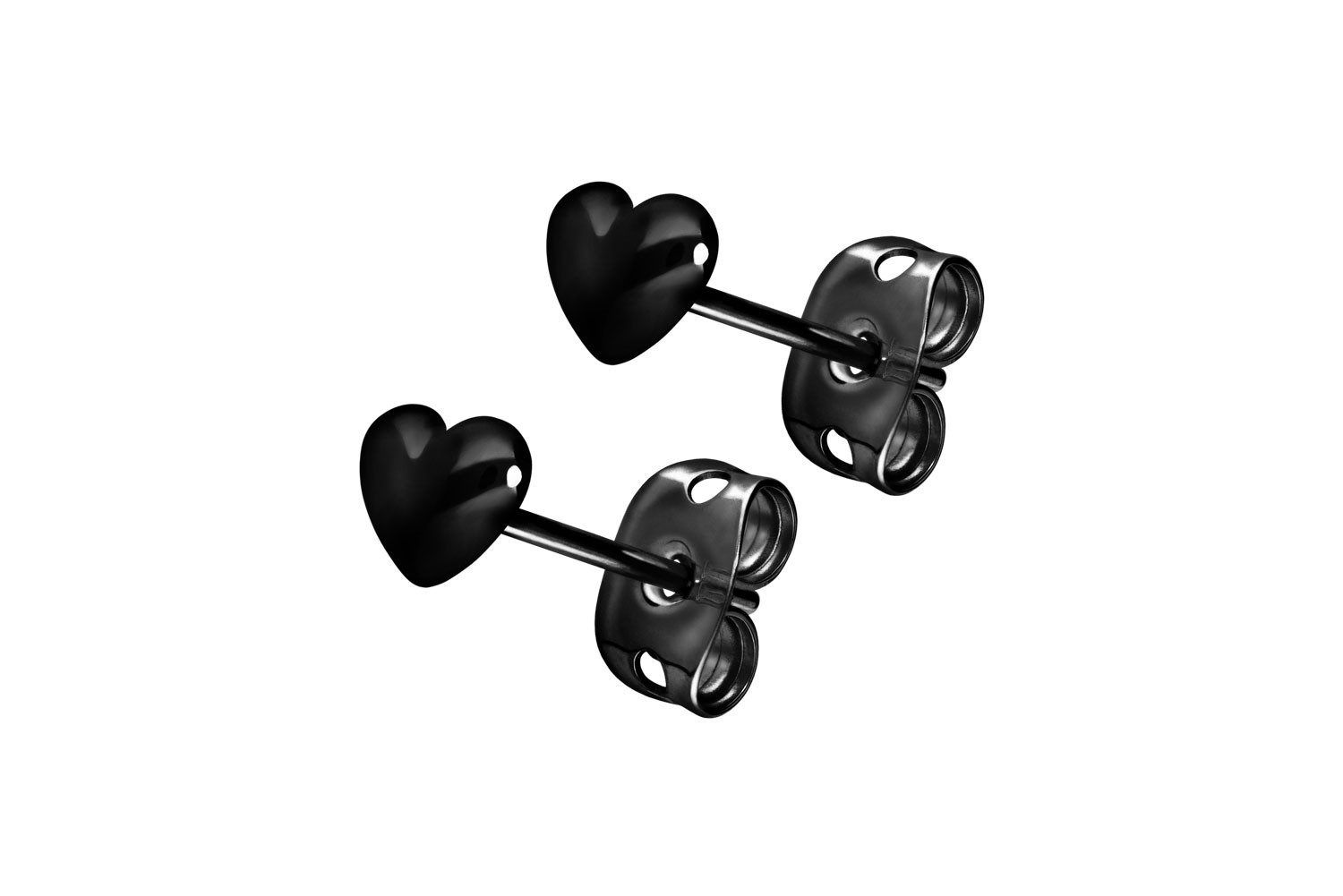 FILANGO Paar Ohrstecker Titan Ohrstecker HERZ (Ohrstecker, 1-tlg) günstig online kaufen