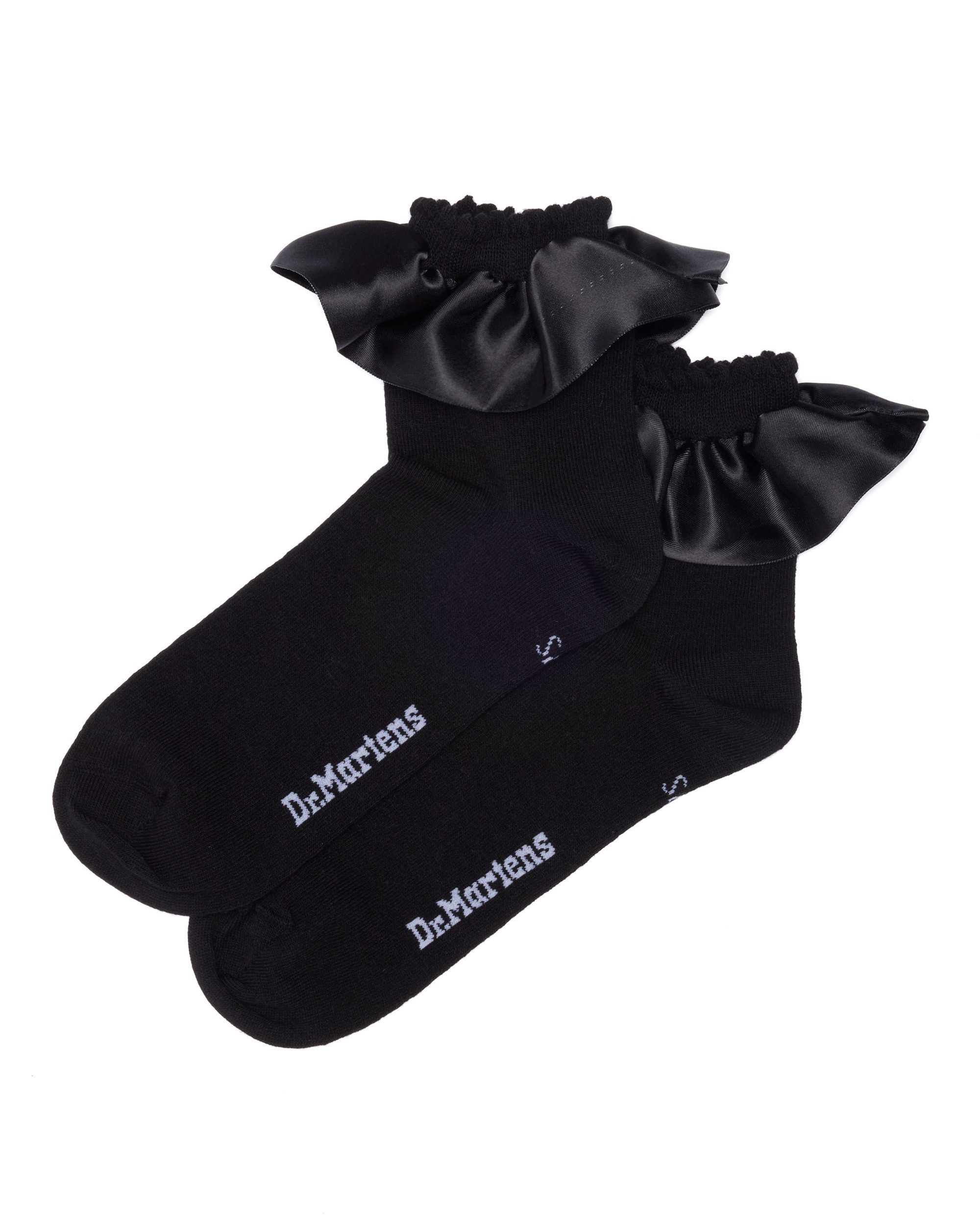 DR. MARTENS Socken Frill (1-Paar) Süßer Socken mit großer Satin-Rüsche