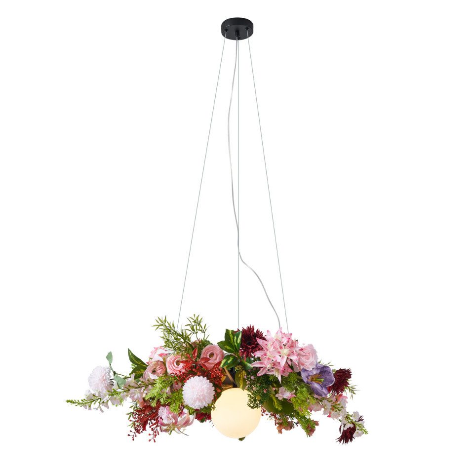 Qazqa Deckenleuchte Flower power, ohne Leuchtmittel, G9, Bunt, Bohemian, Me günstig online kaufen