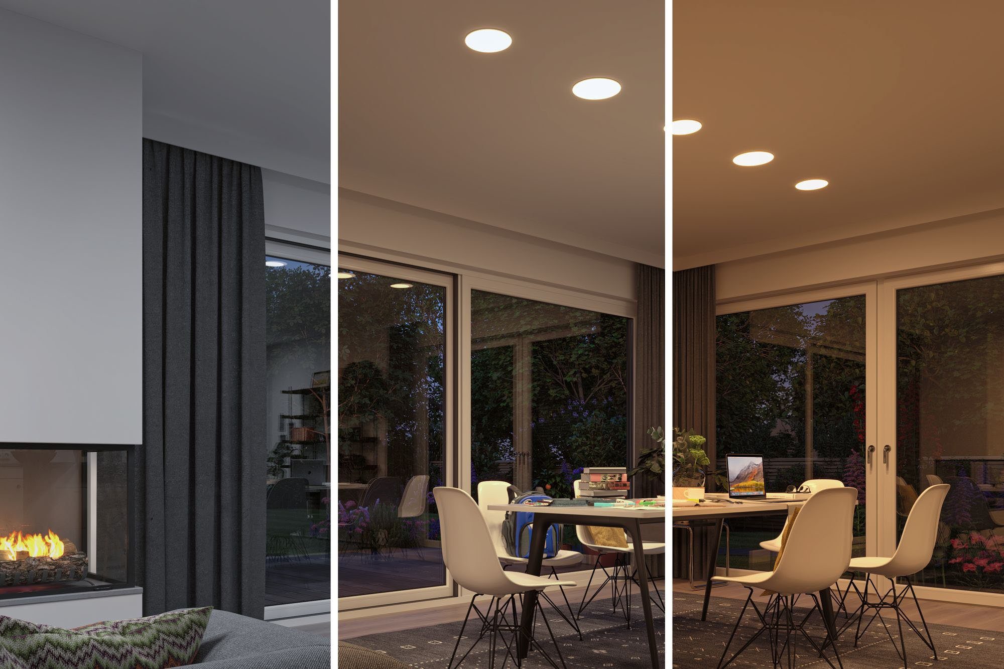 Smart fest Paulmann LED LED integriert, Tunable warmweiß LED-Modul, Veluna, Home, Einbauleuchte kaltweiß, - White