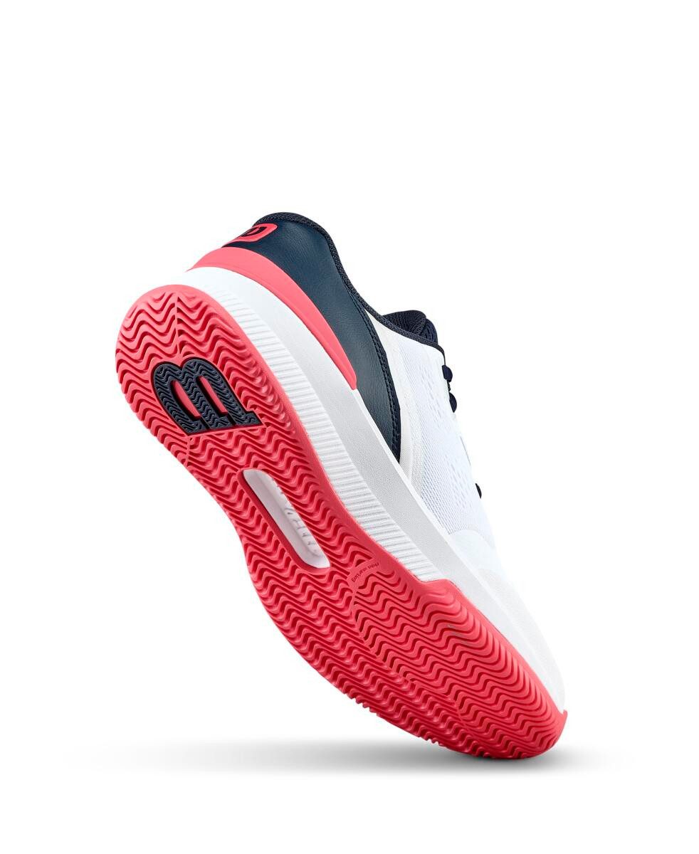Wilson Intrigue Pro Allcourt 2025 weiss/navyblau Damen Tennisschuh