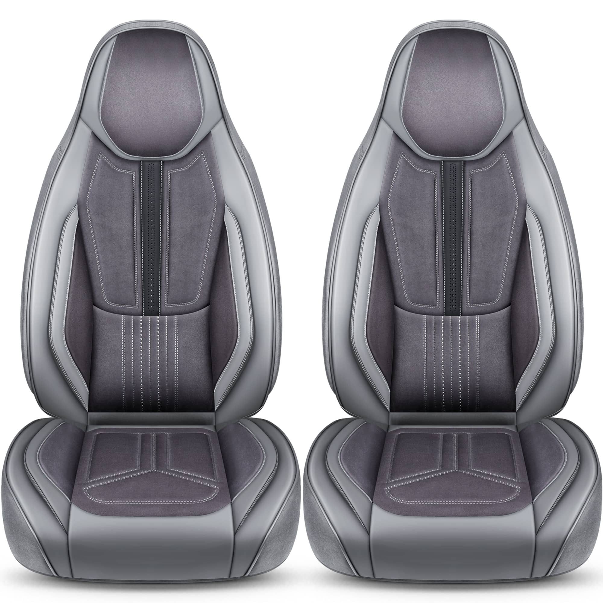 BREMER SITZBEZÜGE Autositzbezug für Chausson Twist Van V594 MAX (WDS7), Set, 2-tlg., Schonbezüge Sitzbezüge Fahrer und Beifahrer, in Grau