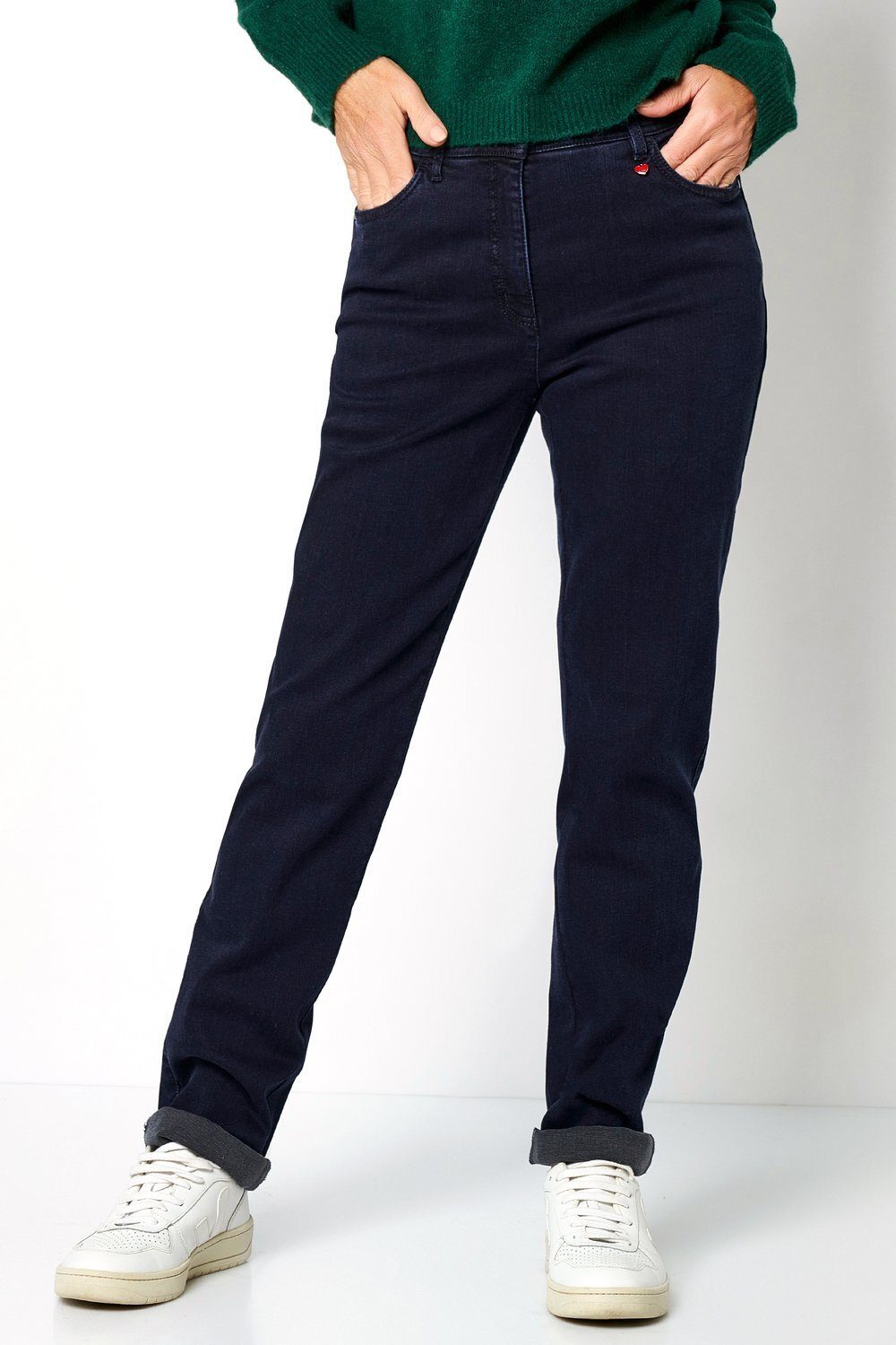 legerer Relaxed 5-Pocket-Jeans My Love in dunkelblau - TONI 058 Passform by