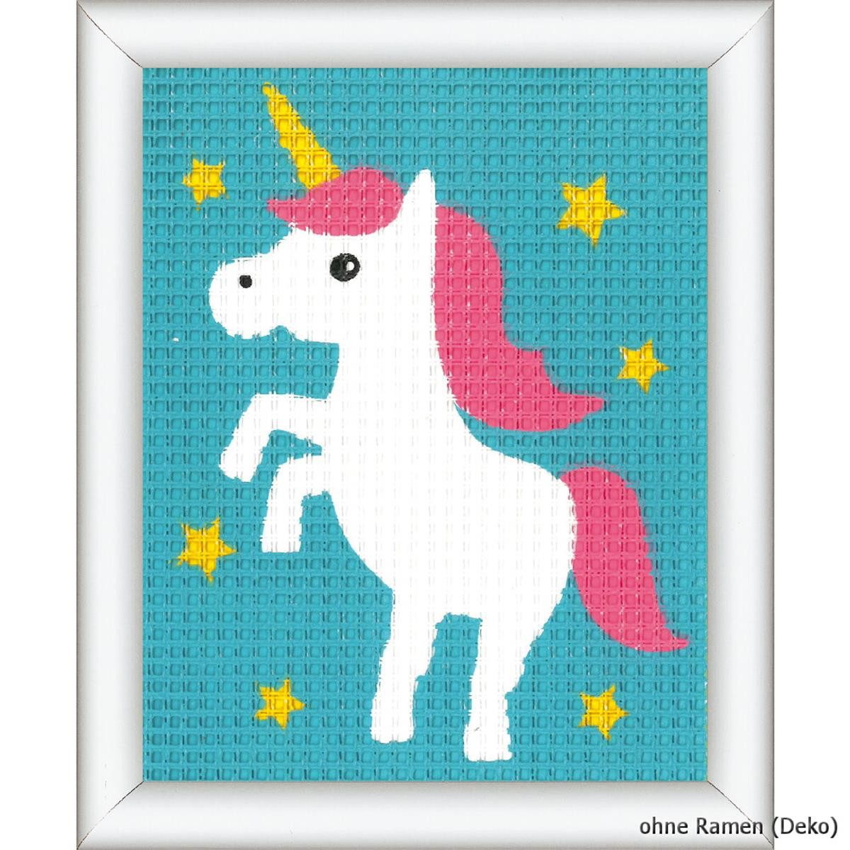 Vervaco Kreativset Vervaco Stickpackung "Einhorn", (embroidery kit by Marussia)