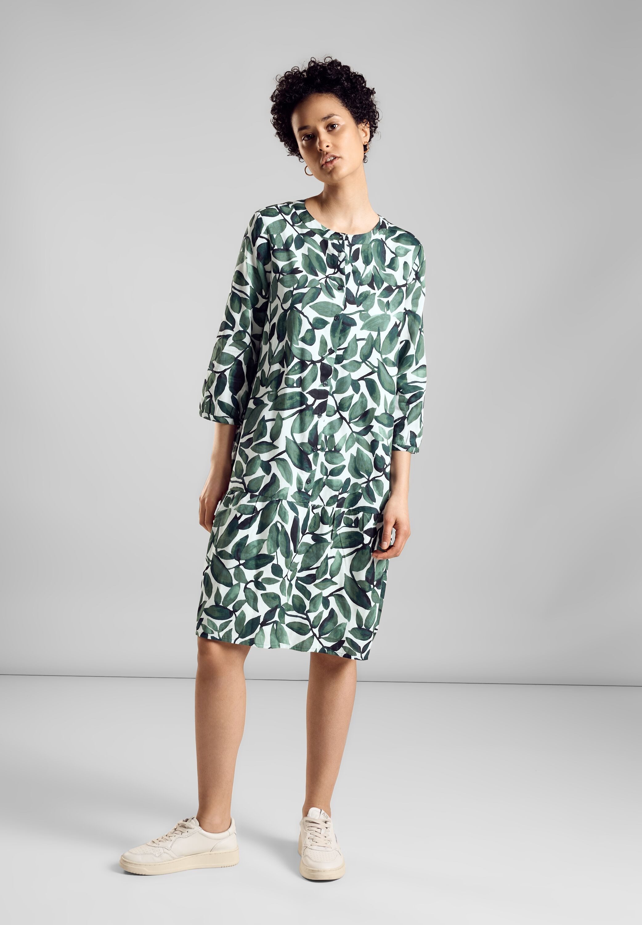 STREET ONE Sommerkleid mit Volant mehr