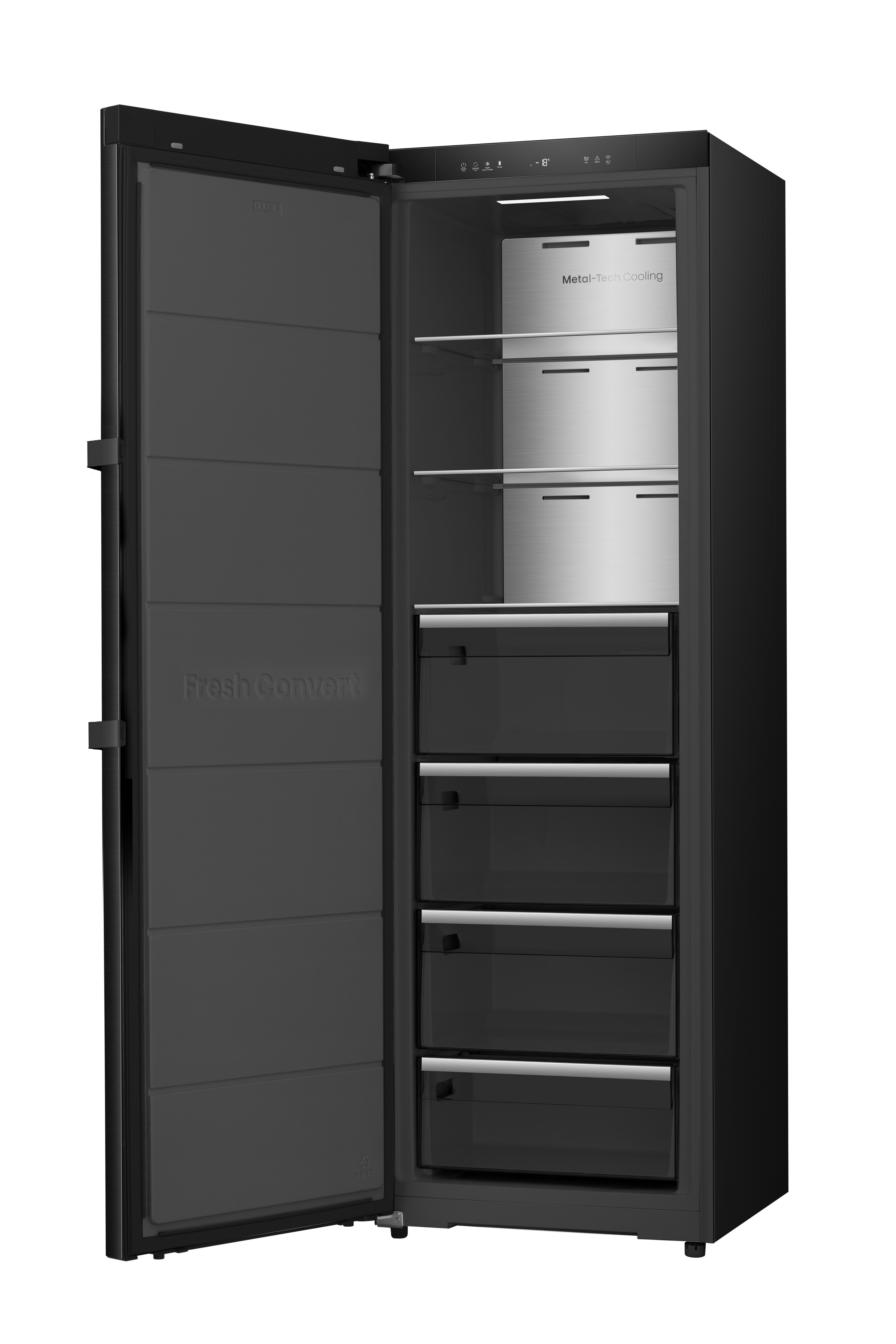 Hisense Gefrierschrank NoFrost FT5K310GSFC1, 185,6 cm hoch, 59,5 cm breit, Perfect KitchenFit - passt sich in die Küchennische an – Bild 4 von 5