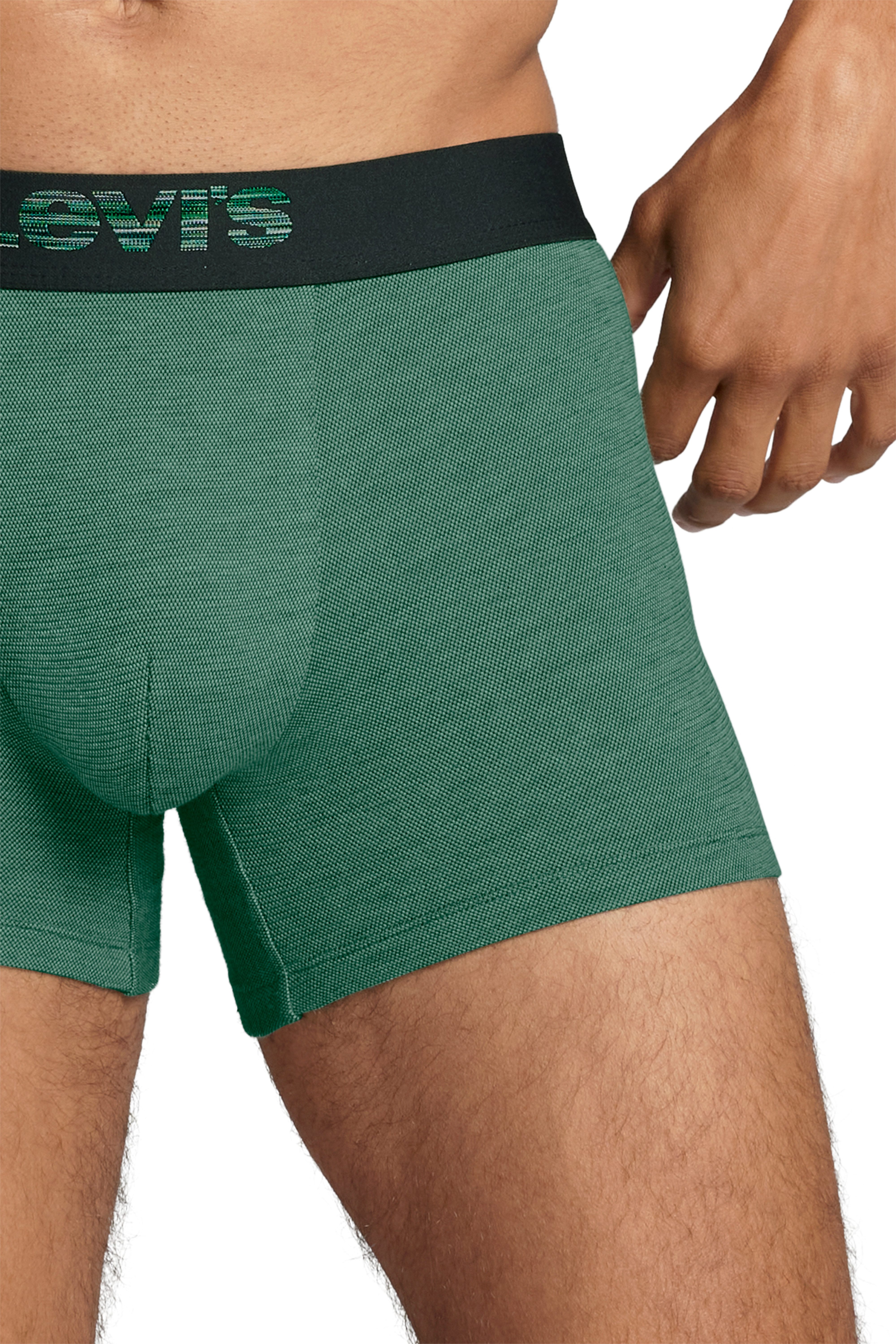 Levi's® Boxershorts LEVIS MEN OPT ILL BOXER BRIEF ORG CO 2P (2er Pack) Elastischer Logobund, ohne Eingriff