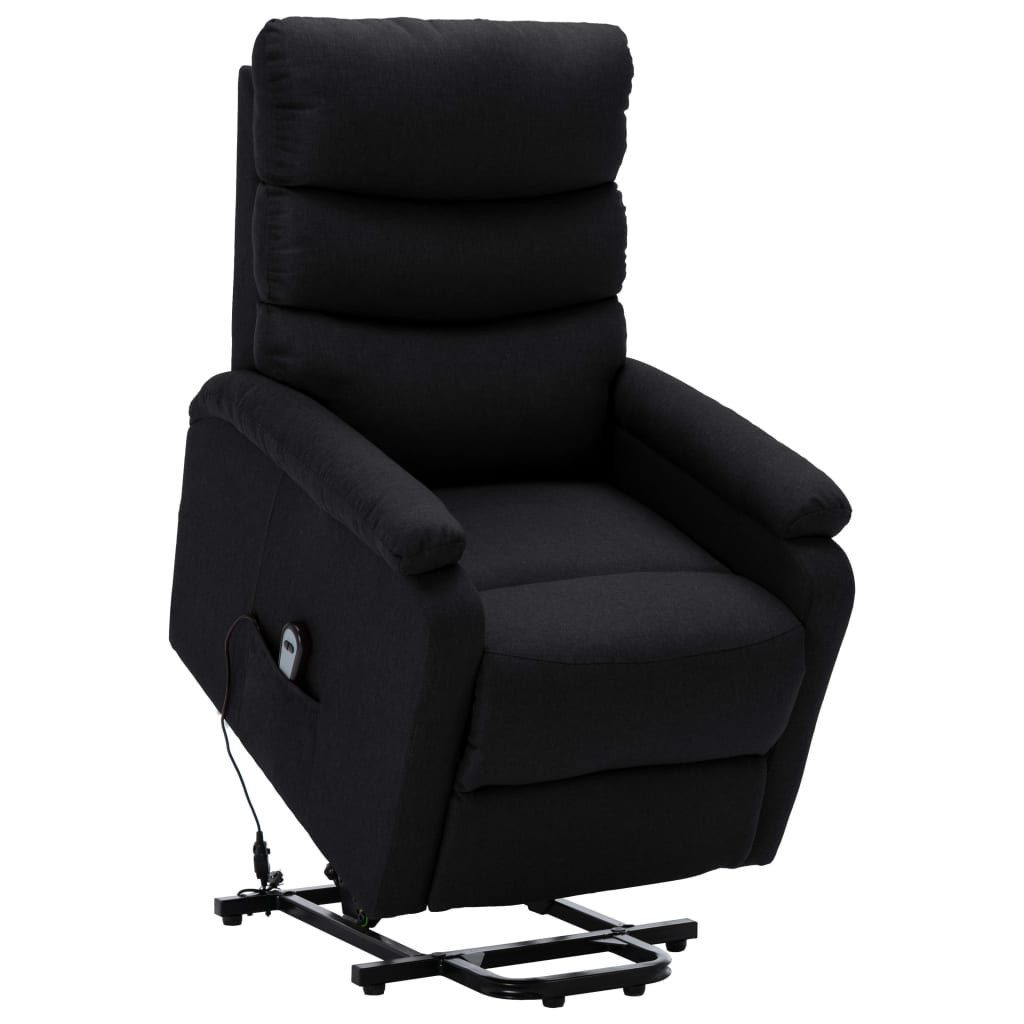 vidaXL Sessel Aufstehsessel Schwarz Stoff (1-St) günstig online kaufen