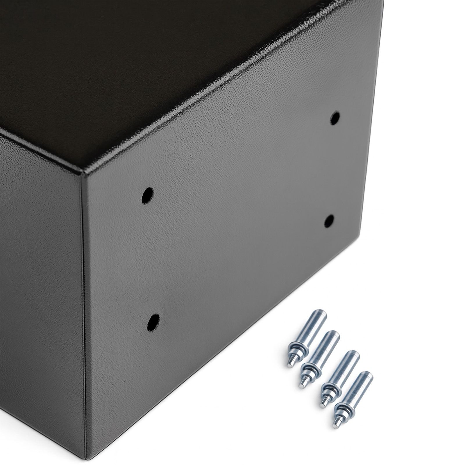 BURI Wandtresor LED Tresor 16L Elektronischer Wandtresor Zahlenschloss 25x35cm